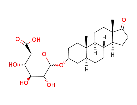 Molecular Structure of 1852-43-3 (ANDROSTERONE GLUCURONIDE CRYSTALLINE)