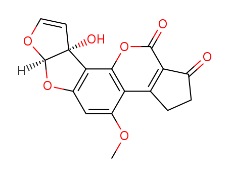 Cyclopenta[c]furo[3',2':4,5]furo[2,3-h][1]benzopyran-1,11-dione,2,3,6a,9a-tetrahydro-9a-hydroxy-4-methoxy-, (6aR,9aR)-                                                                                  