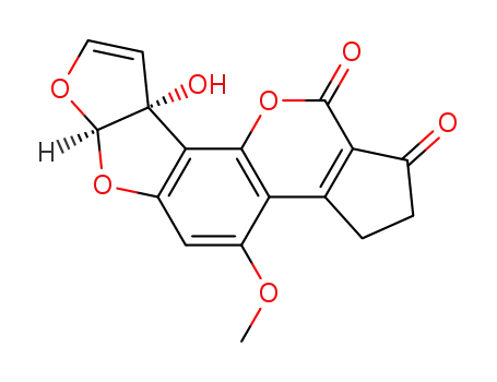 Molecular Structure of 6795-23-9 (AFLATOXIN M1)