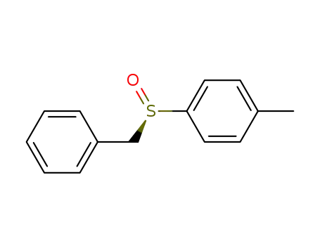 Molecular Structure of 4820-07-9 (Benzene, 1-methyl-4-[(phenylmethyl)sulfinyl]-, (R)-)