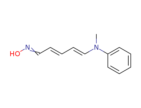 N-[5-(methyl-phenyl-amino)penta-2,4-dienylidene]hydroxylamine cas  74353-27-8