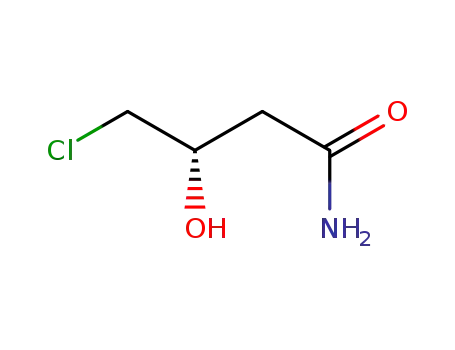 Molecular Structure of 175158-38-0 ((S)-4-chloro-3-hydroxybutanamide)