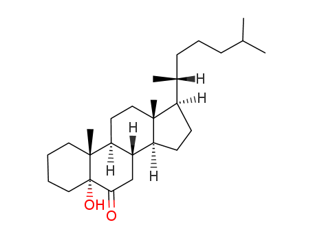 5-hydroxy-10,13-dimethyl-17-(6-methylheptan-2-yl)-2,3,4,7,8,9,11,12,14,15,16,17-dodecahydro-1H-cyclopenta[a]phenanthren-6-one cas  19043-54-0