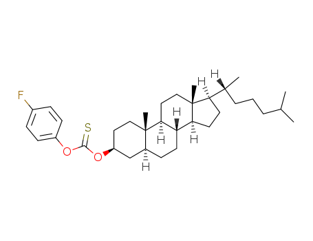 O-cholestan-3β-yl-O'-(4-fluorophenyl)thionocarbonate