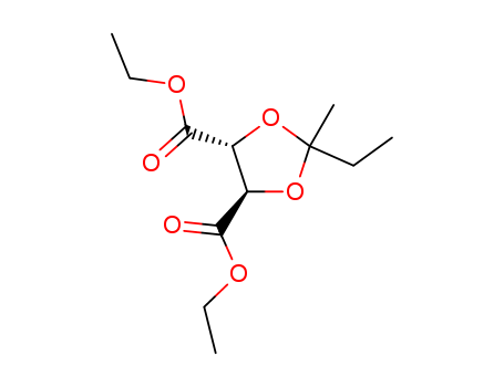 Diethyl (4R-(2alpha,4alpha,5beta))-2-ethyl-2-methyl-1,3-dioxolane-4,5-dicarboxylate