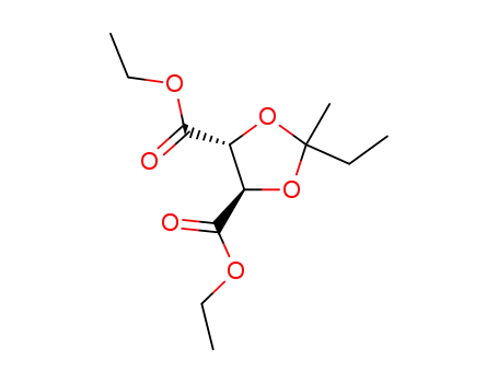 diethyl [4R-(2alpha,4alpha,5beta)]-2-ethyl-2-methyl-1,3-dioxolane-4,5-dicarboxylate