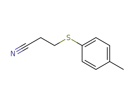 Molecular Structure of 5331-06-6 (3-[(4-methylphenyl)sulfanyl]propanenitrile)