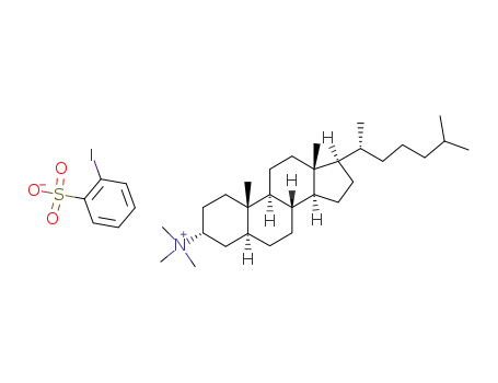 3-α-cholestanyltrimethylammonium o-iodobenzenesulfonate