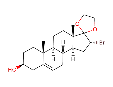 (3S,10R,13S,14S,16R)-16-BROMO-10,13-DIMETHYL-1,2,3,4,7,8,9,10,11,12,13,14,15,16-TETRADECAHYDROSPIRO[CYCLOPENTA[A]PHENANTHRENE-17,2'-[1,3]DIOXOLAN]-3-OL