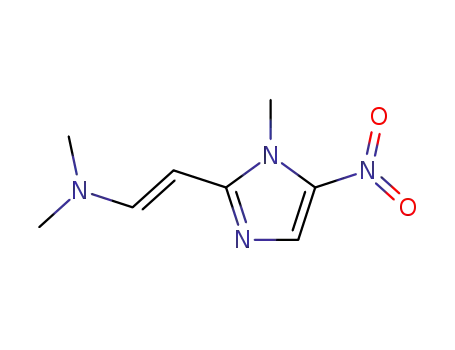 Molecular Structure of 57434-36-3 (5-nitro-1-methyl-2-(2-dimethylaminovinyl)-imidazole)