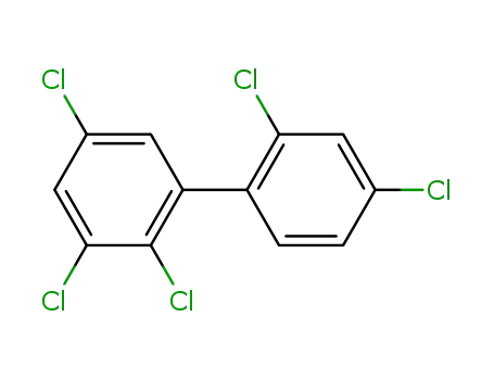 Molecular Structure of 68194-07-0 (2,2',3,4',5-PENTACHLOROBIPHENYL)
