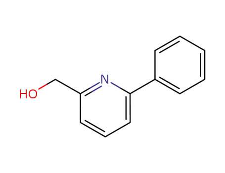 Molecular Structure of 162614-73-5 (2-Hydroxymethyl-6-phenylpyridine)