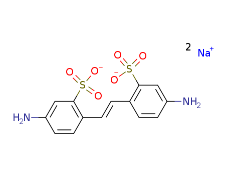 Benzenesulfonic acid, 2,2'-(1,2-ethenediyl)bis[5-amino-, sodium salt