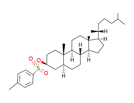 Molecular Structure of 3381-52-0 (3β-(Tosyloxy)-5α-cholestane)