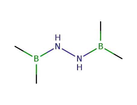 Molecular Structure of 14579-51-2 (N,N'-bis(dimethylboryl)hydrazine)