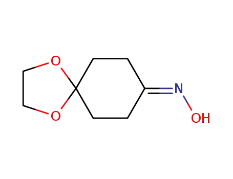 Molecular Structure of 180918-12-1 (4-oximinocyclohexanone ethylene ketal)