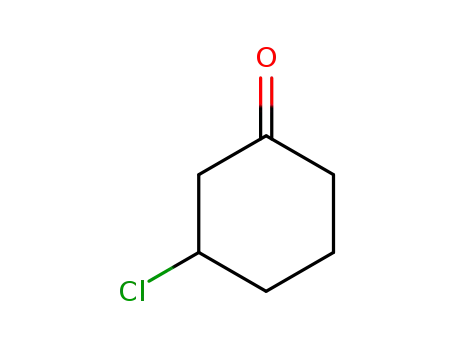 Molecular Structure of 21299-27-4 (3-chlorocyclohexanone)
