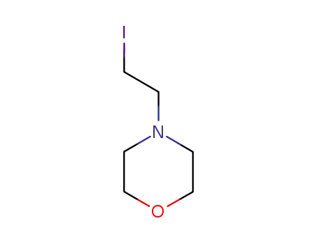 Molecular Structure of 126200-24-6 (4-(2-IODOETHYL)MORPHOLIN-4-IUM CHLORIDE)