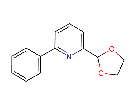 Molecular Structure of 897943-06-5 (2-[1,3]-dioxolan-2-yl-6-phenylpyridine)