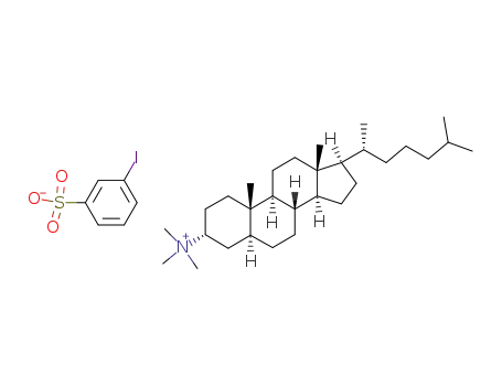 3-α-cholestanyltrimethylammonium m-iodobenzenesulfonate