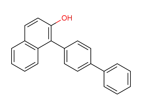 Molecular Structure of 1160506-35-3 (1-([1,1'-biphenyl]-4-yl)naphthalen-2-ol)