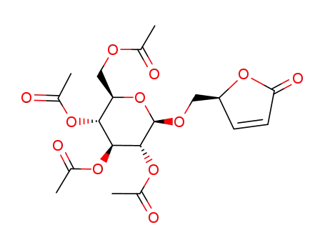 (2'S)-(5'-oxo-2',5'-dihydrofuran-2'-yl)methyl 2,3,4,6-tetra-O-acetyl-β-D-glucopyranoside