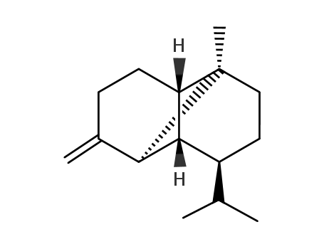 Molecular Structure of 317819-78-6 (1,3-dimethyl-8-propan-2-yltricyclo[4.4.0.02,7]dec-3-ene)