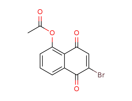 1,4-Naphthalenedione, 5-(acetyloxy)-2-bromo-