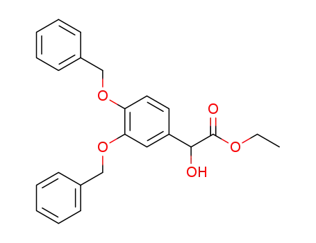 3,4-Dibenzyloxy-mandelsaeure-aethylester