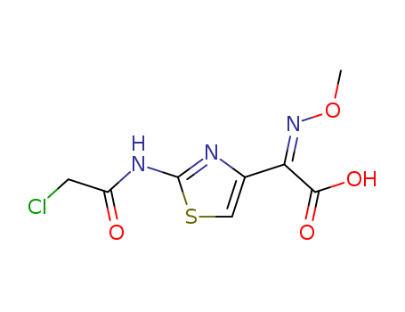 (2Z)-{2-[(Chloroacetyl)amino]-1,3-thiazol-4-yl}(methoxyimino)acetic acid 64486-18-6