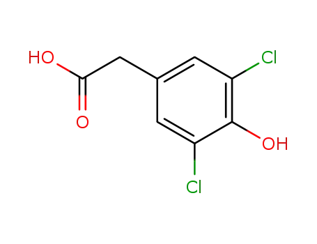 Molecular Structure of 89894-49-5 ((3,5-dichloro-4-hydroxyphenyl)acetic acid)