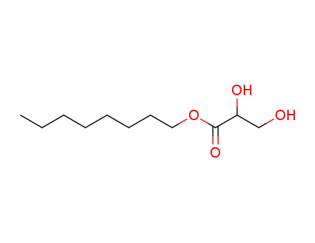 Molecular Structure of 136745-48-7 (octyl 2,3-dihydroxypropanoate)