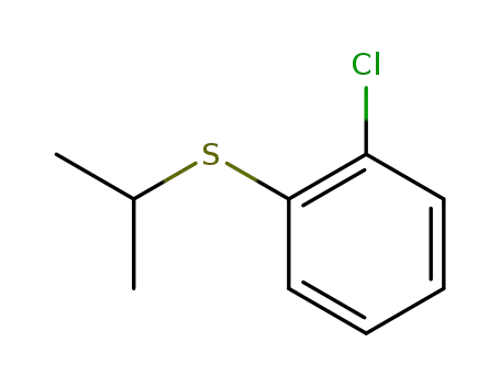 Molecular Structure of 34560-82-2 (Benzene, 1-chloro-2-[(1-methylethyl)thio]-)