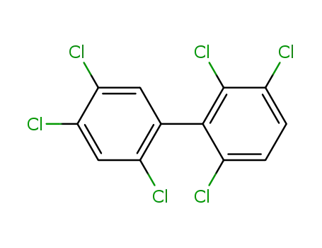Molecular Structure of 38380-04-0 (2,2',3,4',5',6-HEXACHLOROBIPHENYL)
