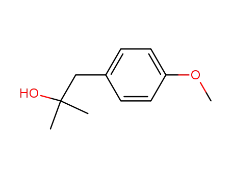 Molecular Structure of 35144-39-9 (1-(4-methoxyphenyl)-2-methylpropan-2-ol)