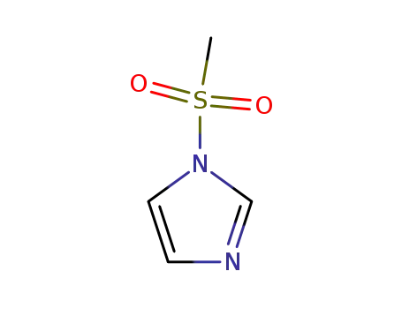 Molecular Structure of 40736-26-3 (N-METHANESULFONYLIMIDAZOLE)