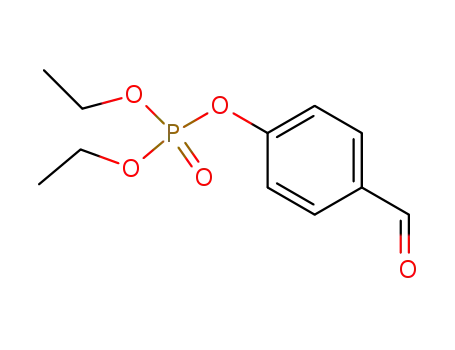 Molecular Structure of 22955-88-0 (Phosphoric acid, diethyl 4-formylphenyl ester)