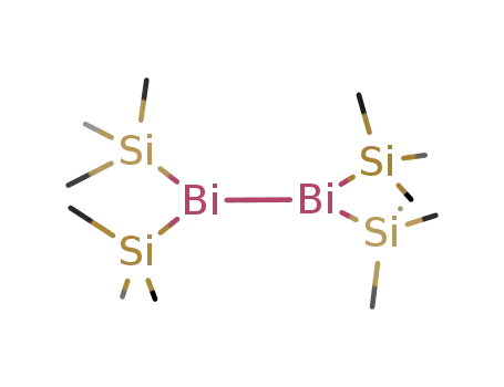 Molecular Structure of 81174-93-8 (tetrakis(trimethylsilyl)dibismutane)