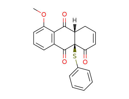 (4aR<sup>*</sup>,9aR<sup>*</sup>)-5-methoxy-1-oxo-9a-(phenylthio)-1,4,4a,9a-tetrahydro-9,10-anthraquinone