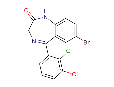 7-Bromo-5-(2-chloro-3-hydroxy-phenyl)-1,3-dihydro-benzo[e][1,4]diazepin-2-one