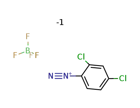 Molecular Structure of 21872-70-8 (2,4-Dichlorobenzenediazonium tetrafluoroborate)