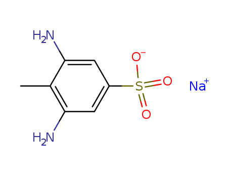 Benzenesulfonic acid,3,5-diamino-4-methyl-, sodium salt (1:1)