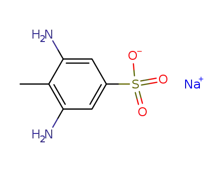 Molecular Structure of 7336-19-8 (sodium 2,6-diaminotoluene-4-sulphonate)