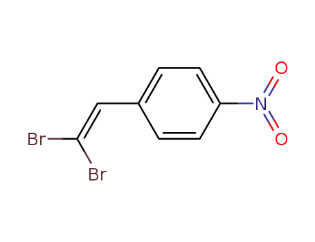 Molecular Structure of 51738-10-4 (Benzene, 1-(2,2-dibromoethenyl)-4-nitro-)