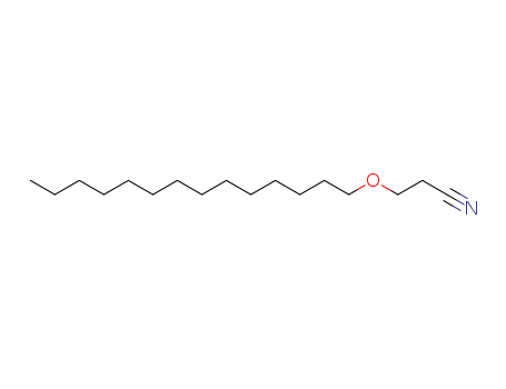 3-tetradecoxypropanenitrile