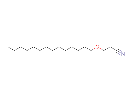 Molecular Structure of 68527-83-3 (3-(tetradecyloxy)propanenitrile)