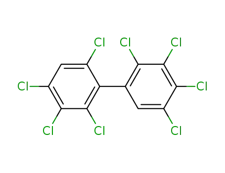 Molecular Structure of 42740-50-1 (2,2',3,3',4,4',5',6-OCTACHLOROBIPHENYL)