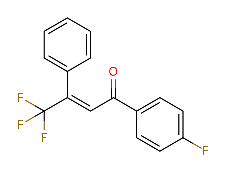 (E)-1-(4-fluorophenyl)-4,4,4-trifluoro-3-phenylbut-2-en-1-one