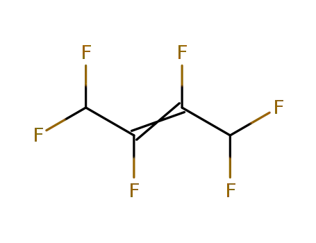 Molecular Structure of 17997-56-7 (2-Butene, 1,1,2,3,4,4-hexafluoro-)