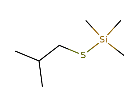 Molecular Structure of 78635-72-0 ((isobutylthio)trimethylsilane)